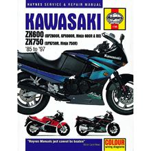 Picture of Haynes Workshop Manual Kawasaki GPZ600, GPX600, Ninja 600, GPX750 85-97