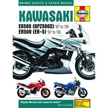 Picture of Haynes Workshop Manual Kawasaki GPZ500S (EX500A, D, E) ER-5 (ER500A, C) 87-07