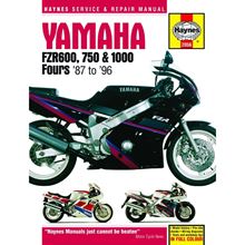 Picture of Haynes Workshop Manual Yamaha FZR600, FZR750 (OWO1) FZR1000, EXUP 87-96