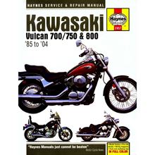 Picture of Haynes Workshop Manual Kawasaki VN750 85-04, VN800 95-04