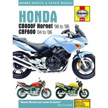 Picture of Haynes Workshop Manual Honda CB600F, FS Hornet 98-06, CBF600N, NA, S, SA 04-06