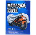 Picture of Motorcycle Bike cover Silver Polyester XLarge 246*104*127cm w/buckle s