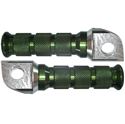 Picture of Footrests Anodised Kawasaki Green (Pair)