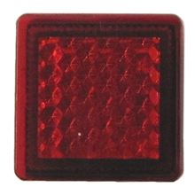 Picture of Reflector Red Square 10 x Stick-on 20mm x 20mm (Per 10)