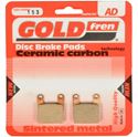 Picture of Goldfren AD153 as fitted to a HM50 (Import) Mini Moto Disc Pads (Pair)