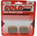 Picture of Goldfren AD220 as fitted to Nissin Racing 4808 Disc Pads (Pair)