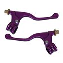 Picture of Lever Assembly Anodised Purple No Mirror Boss (Pair)