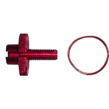 Picture of Cable Adjuster Handlebar Alloy Red 8mm Cable