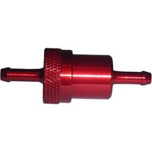 Picture of Fuel Fuel/Fuel/Petrol Filter 6mm Anodised Aluminium Red