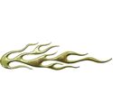 Picture of Flame Trim 120mm x 40mm Adhesive Gold (Pair)