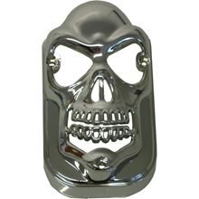 Picture of Taillight Cover Chrome Tombstone Skull to fit 312020