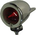 Picture of Bullet Light Chrome Winged with Red Lens