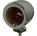 Picture of Bullet Light Chrome with Stop & Tail Bulb Red Lens