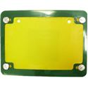 Picture of Number Plate Surround 6 Digit Green