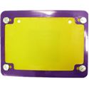 Picture of Number Plate Surround 6 Digit Purple