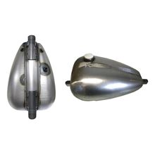 Picture of Fuel Fuel/Petrol Tank 3.3 US Gallon Raw Mustang Style with Single Cap