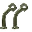 Picture of Handlebar Risers 5" Chrome Pull Back (Pair)