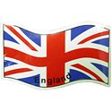 Picture of Sticker England Flag 75mm x 115mm