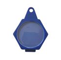 Picture of Tax Disc Holder Hexagon Plastic Folder Over Blue (Per 12)
