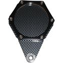 Picture of Tax Disc Holder Hexagon Carbon Look 6 Studs Black Rim