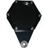 Picture of Tax Disc Holder Hexagon Black 6 Studs