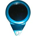 Picture of Licence Tax Disc Holder Service Round Blue Anodised