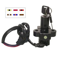 Picture of Ignition Switch Honda CBR500, 600, 1000FH, J, K, L 87-91 (6 Wires)