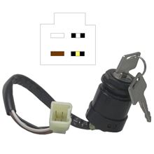 Picture of Ignition Switch Kawasaki AE50, 80 Early, KDX125 90-91 (4 Wires)