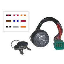 Picture of Ignition Switch Suzuki TS50X, TS100ER 84-94 (9 Wires)
