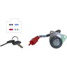 Picture of Ignition Switch Yamaha SR125 97-98 (4 Wires)  (3MW6-3MW9)