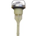 Picture of Oil Dipstick Chrome Head 90mm Long inc 18mm dia thread