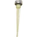 Picture of Oil Dipstick Chrome Head 125mm Long inc 18mm dia thread