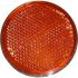 Picture of Reflector Orange Round Bolt-on Chrome Rim OD 60mm E-Marked