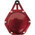 Picture of Tax Disc Holder Hexagon Slimline Carbon Look & Red Rim