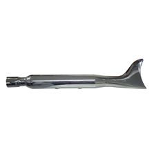 Picture of Exhaust Silencer Chrome 45mm Fish Tail 24"Long Universal