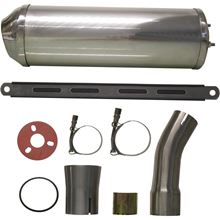 Picture of Exhaust Stainless Round Tailpipe for 4T (50mm push-on)