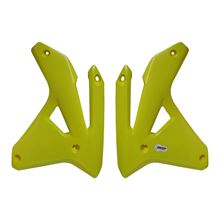 Picture of Radiator Scoops Yellow Suzuki RMZ450 07-09 (Pair)