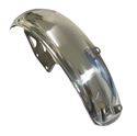 Picture of Front Mudguard Chrome Suzuki GN125 (Holes..) with extra brackets for nu