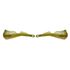 Picture of Hand Guards Wrap Round with Alloy Inserts Yellow (Pair)
