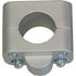 Picture of Handlebar Clamps Silver complete with spacers 7/8 & 1"Alloy (Pair)