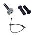 Picture of Throttle Unit MX Chrome complete with black grips and cable