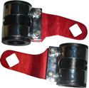 Picture of Headlight Brackets Red Deluxe to fit forks 26mm to 37mm (Pair)