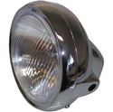 Picture of Headlight Round Chrome Complete Universal 7"
