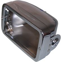Picture of Headlight Shell Rectangle Chrome Side 7.25Glass=310221"