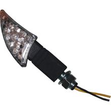 Picture of Complete Indicator LED Wave Tips Black Long Stem with Clear Lens E-Mar (Pair)