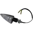 Picture of Complete Indicator LED Large Arrow Black Short Stem with Clear Lens E8 (Pair)