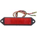 Picture of Complete Rear Stop Light Taillight LED Red Lens Adhesive & Bolt 30mm x