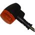 Picture of Complete Indicator Medium Round Black with E-Mark Amber Lens (Pair)