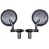 Picture of Mirror Bar End Carbon Look Round (Pair)