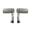 Picture of Mirror Bar End Silver Rectangle 120mm x 50mm (Pair)